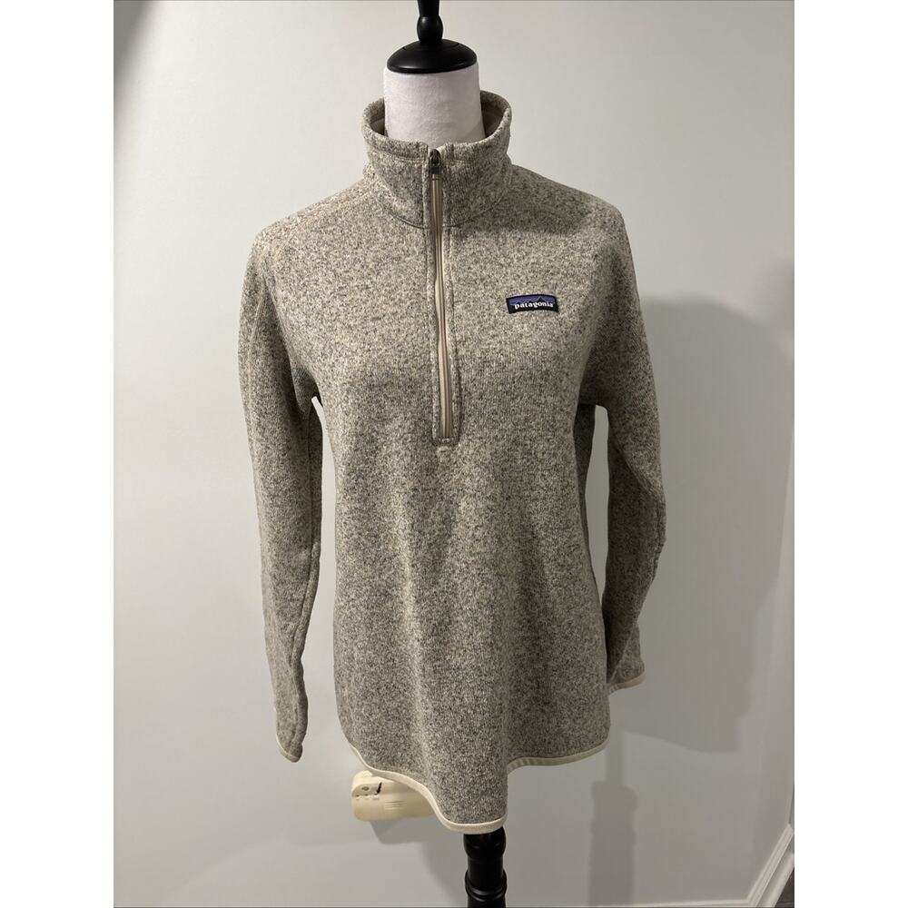Patagonia Better Sweater 1/4 Zip Women's Large Pullover Fleece Preppy Minimalist